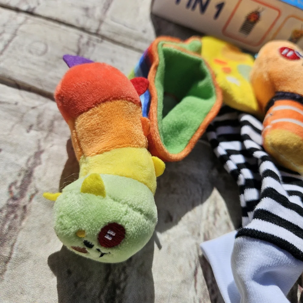 Infinno‎ Baby Wrist Rattle Socks and Foot Finder Set, Perfect Baby Toys for 0-12